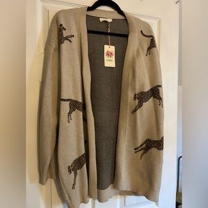 Leopard cardigan
